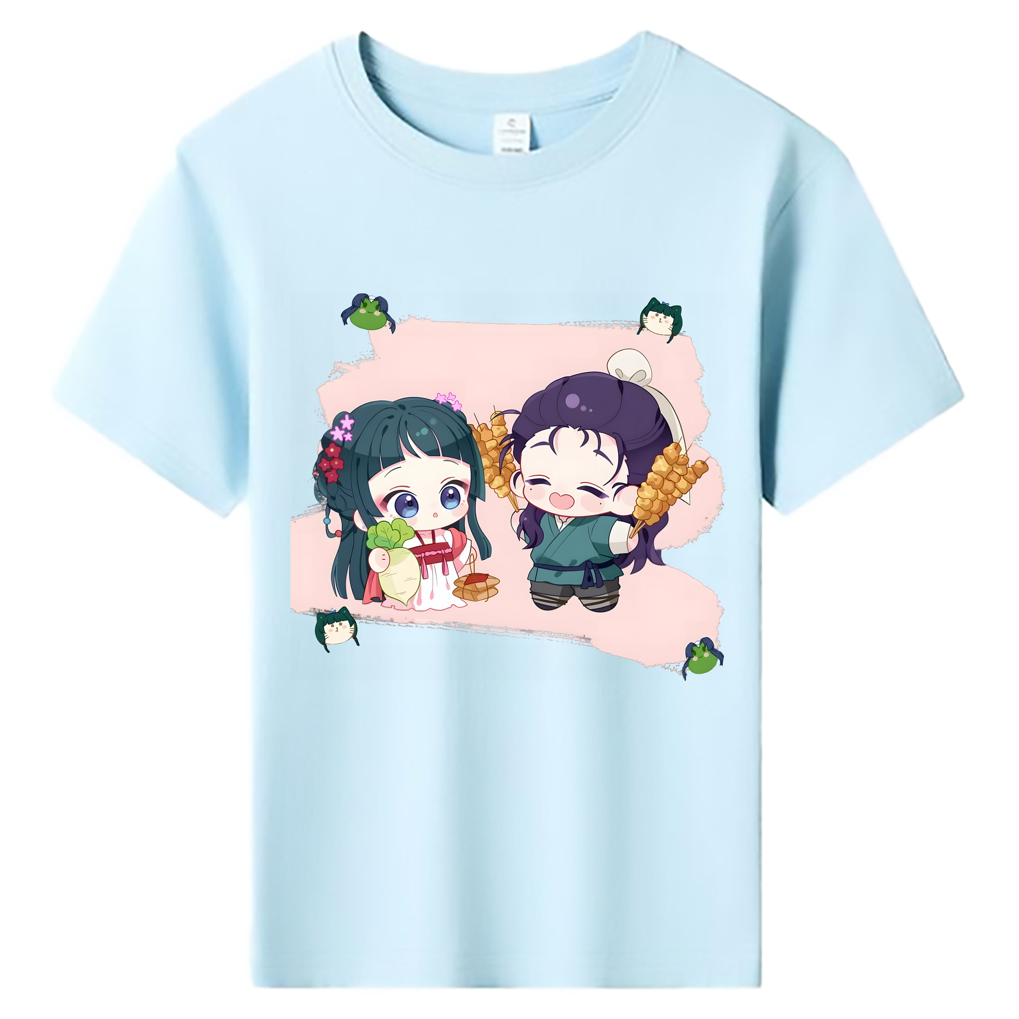 （画像用） 薬屋のひとりごと The Apothecary Diaries 綿100％キッズTシャツ（フロントプリント）